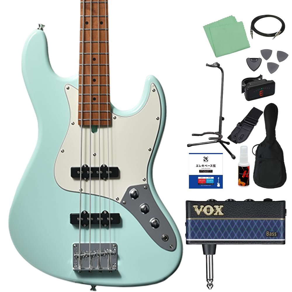 Amazon | Bacchus WJB-1DX RSM/M ベース初心者12点セット 【ヘッドホン